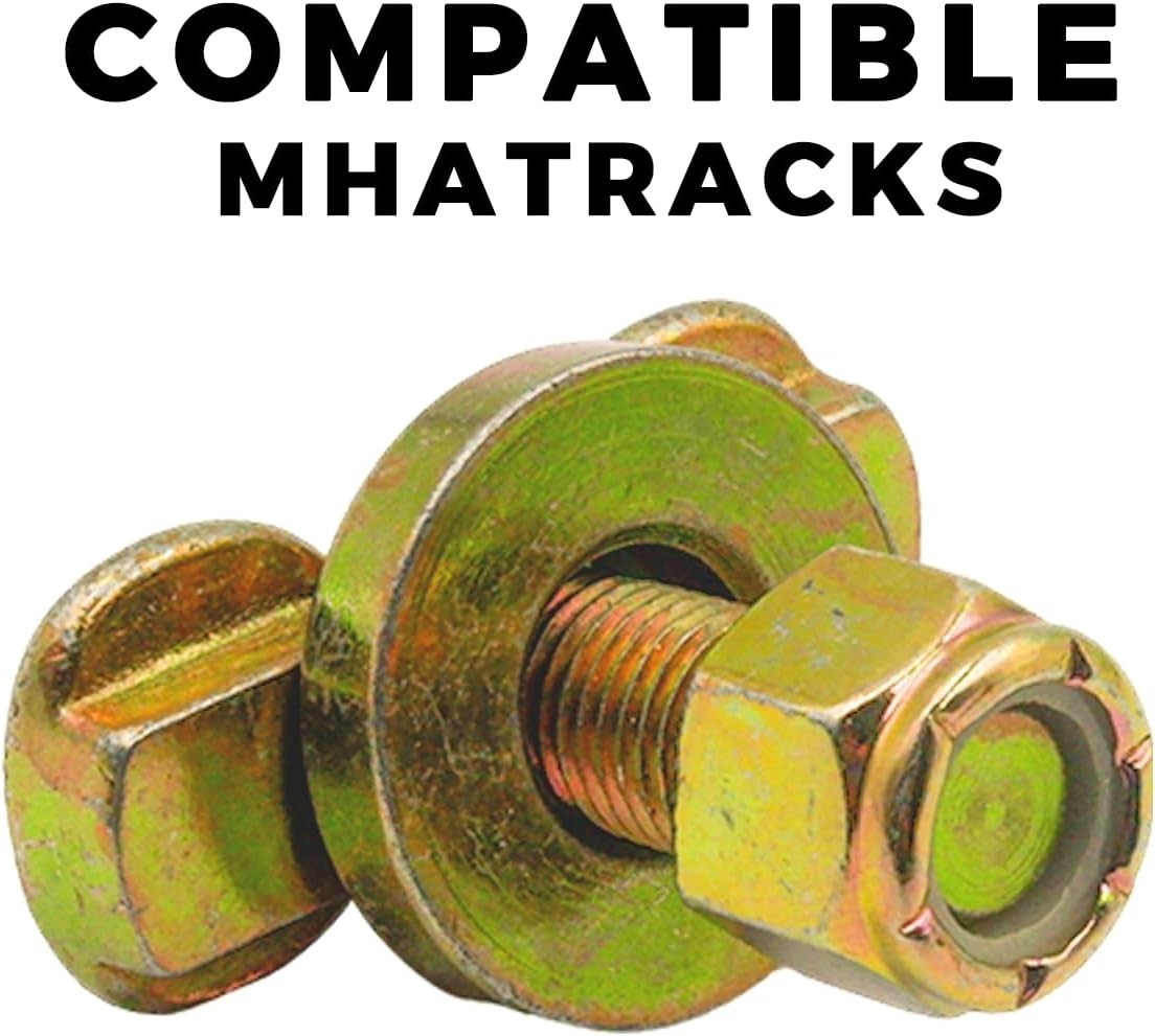 10 PCS Cargo Control L Track Threaded Bolt Double Stud Fitting 5,500 Pounds