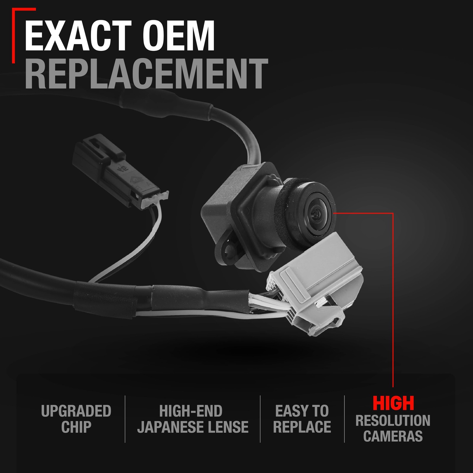 Rear View Backup Camera for Dodge Journey - Reverse Park Assist Camera.