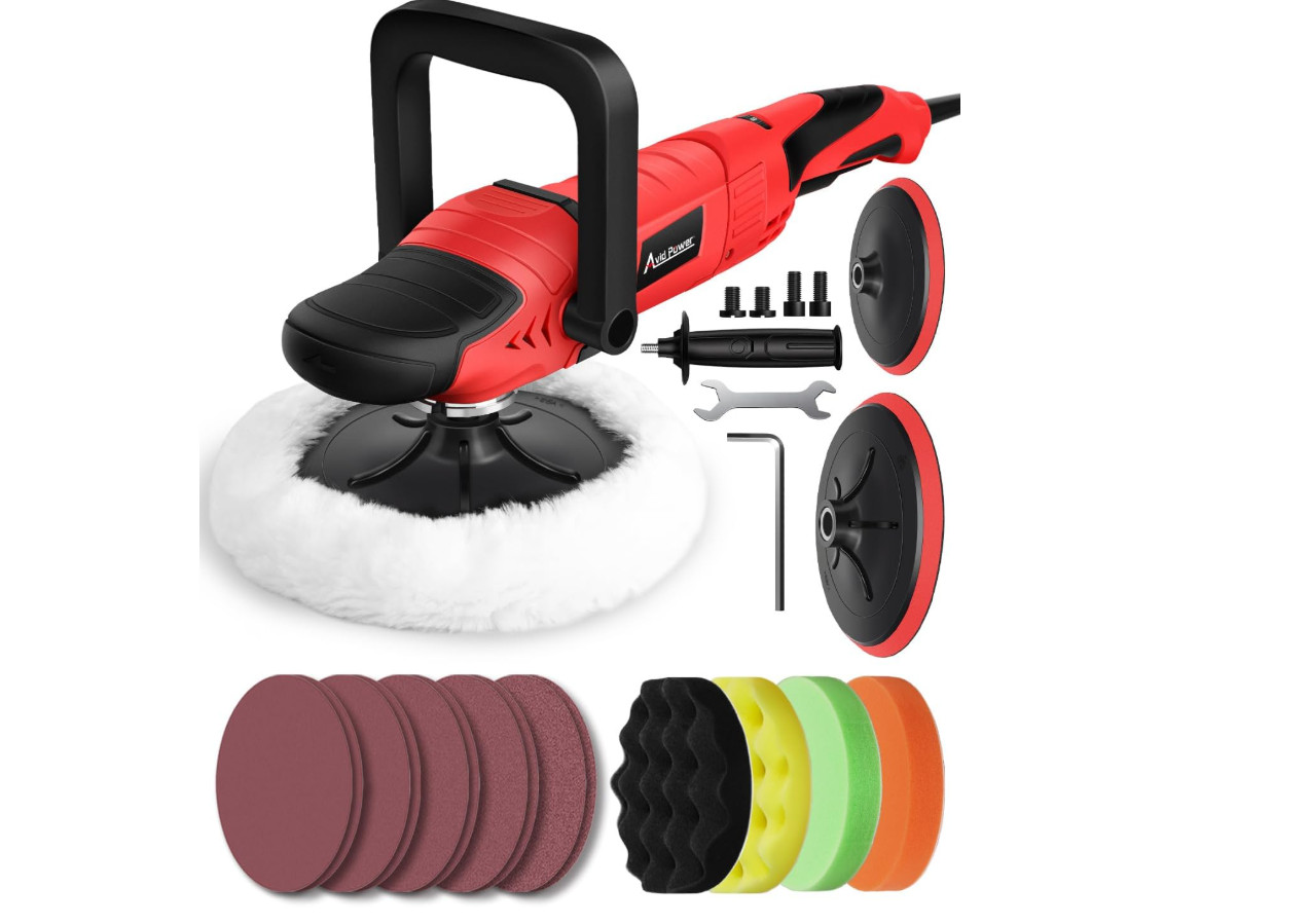 Pulidora de brillar autos orbital maquina para pulir carros profesional set kit