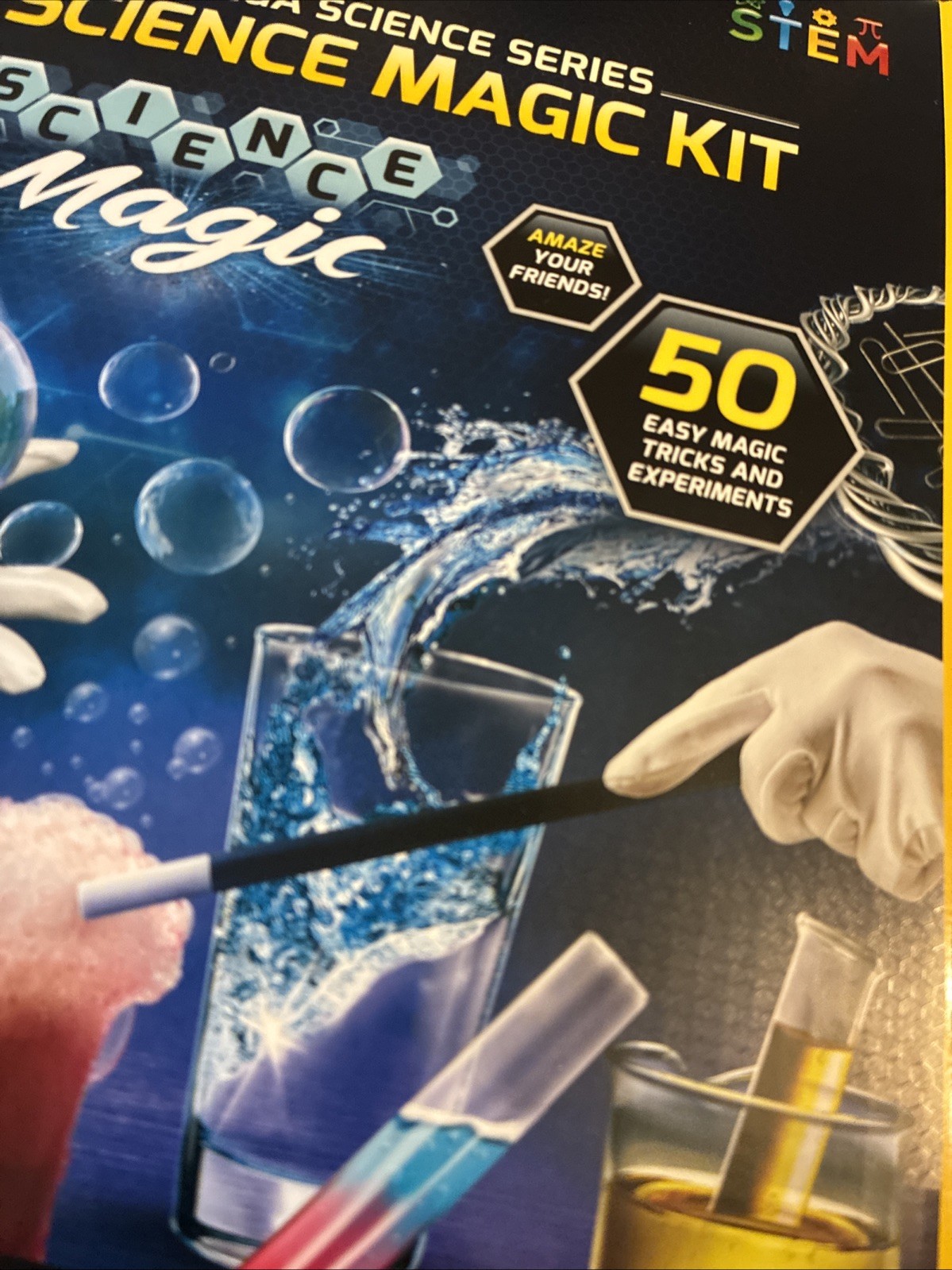 National Geographic Magic Set STEM 50 Tricks with Instructions & Learning Guide