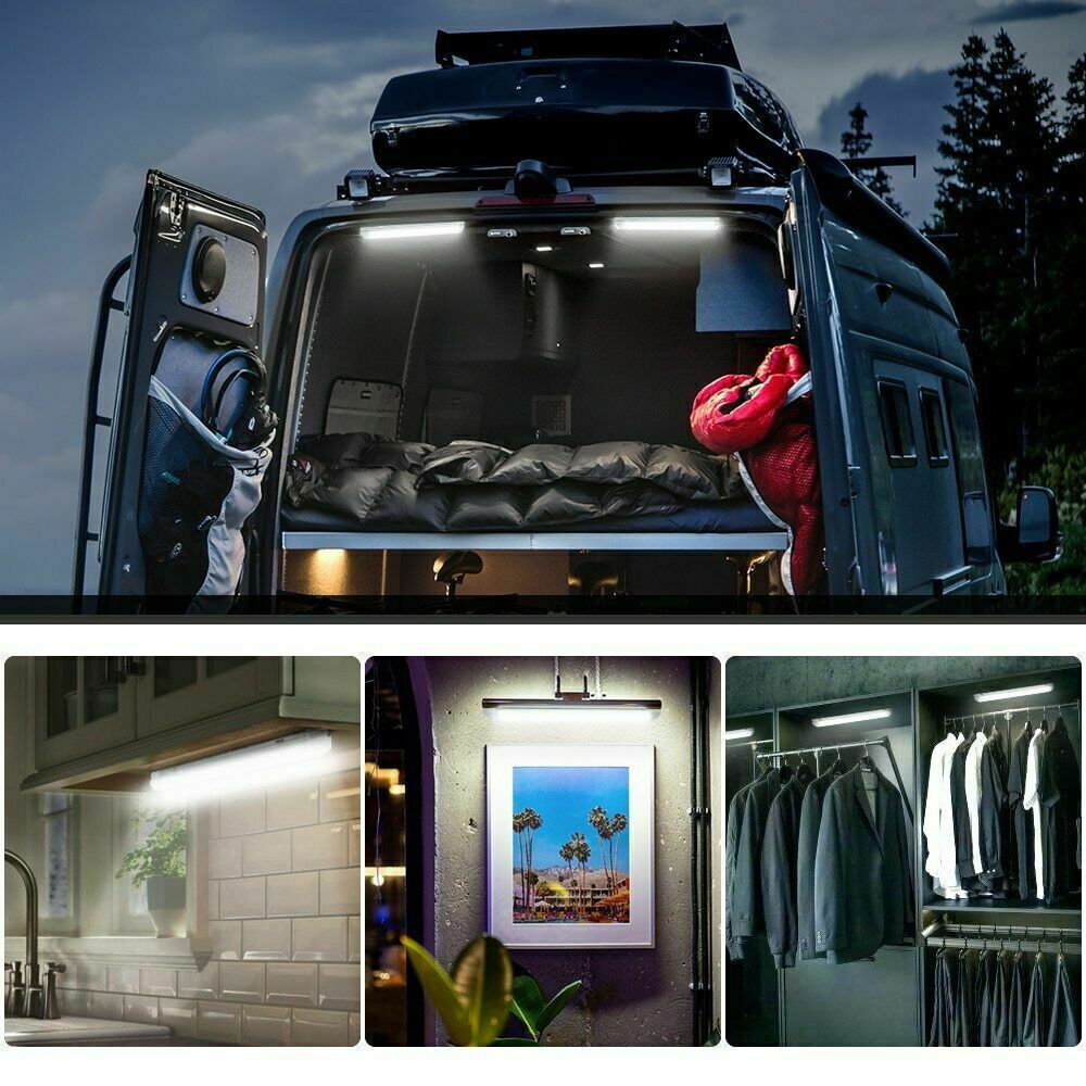 4PCS Bright 108 LEDs Ceiling Car Interior Strip Light Bar Lamp Trailer Camper