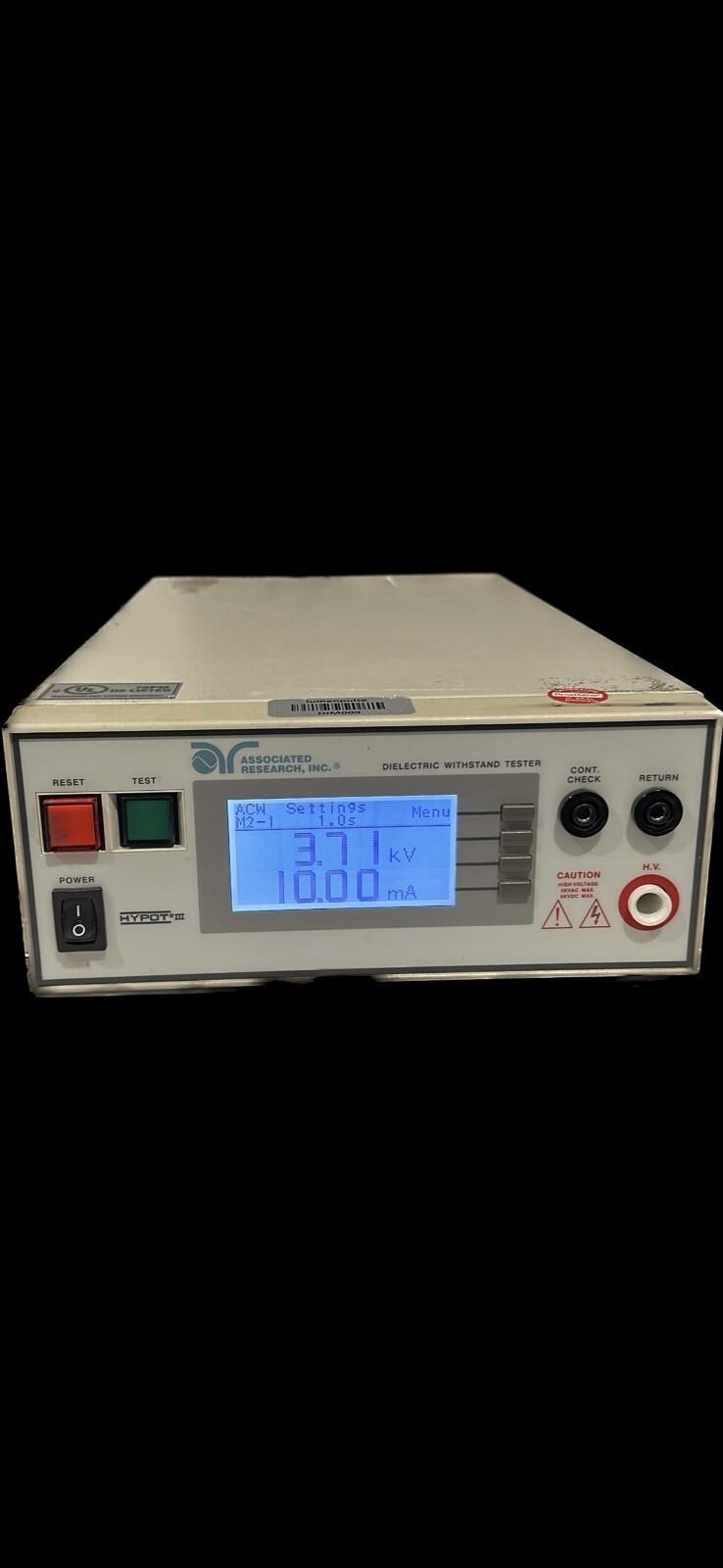 Associated Research 3705 Dielectric Withstand Tester