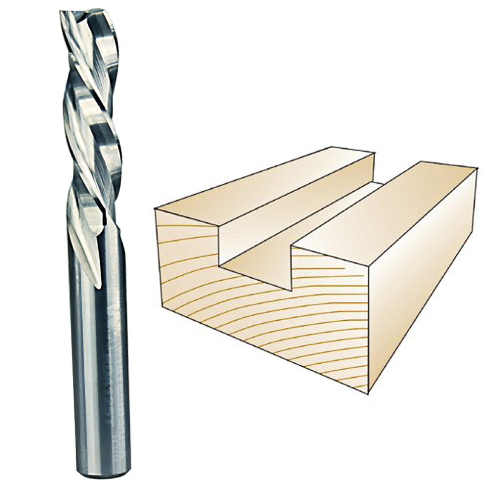 Whiteside RD4125T Down Cut Triple Flute Spiral 3/8"SH, 3/8"CD, 1-1/4"CL
