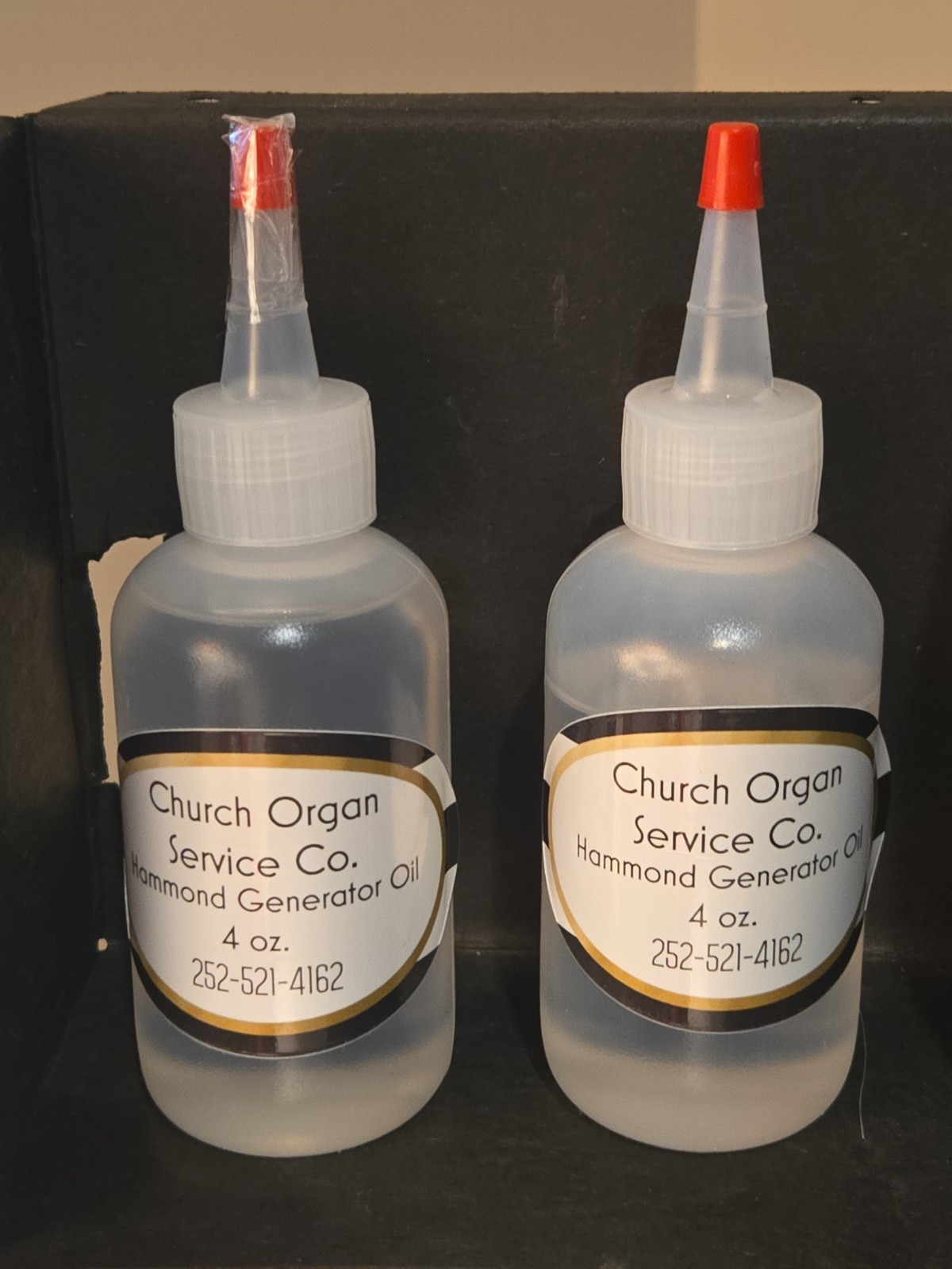 2-Hammond Organ Tone wheel Generator Oil - 1 New / 1 @ 85%