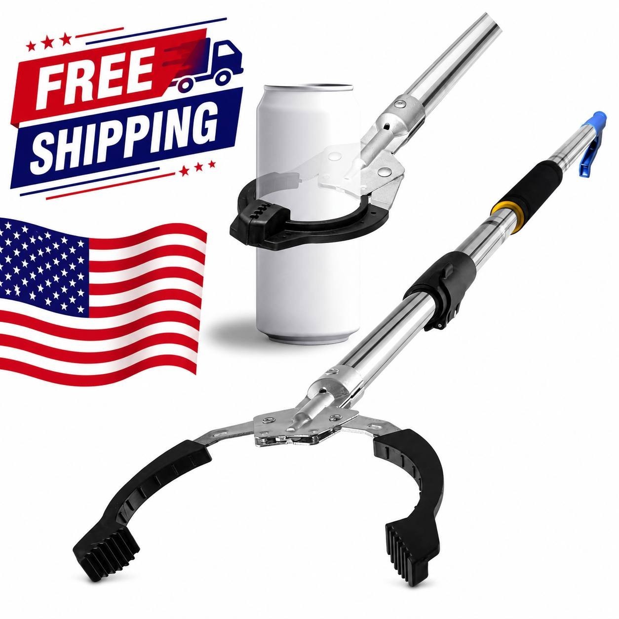 Grabber Reacher Tool Heavy Duty,52.5in Reacher Grabber Pickup Tool Extra Long No