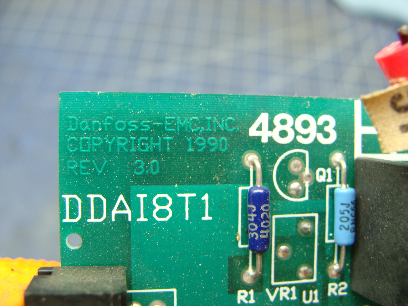 DANFOSS DIGITAL/ANALOG INPUT BOARD DDAI8T1 REV 3.0