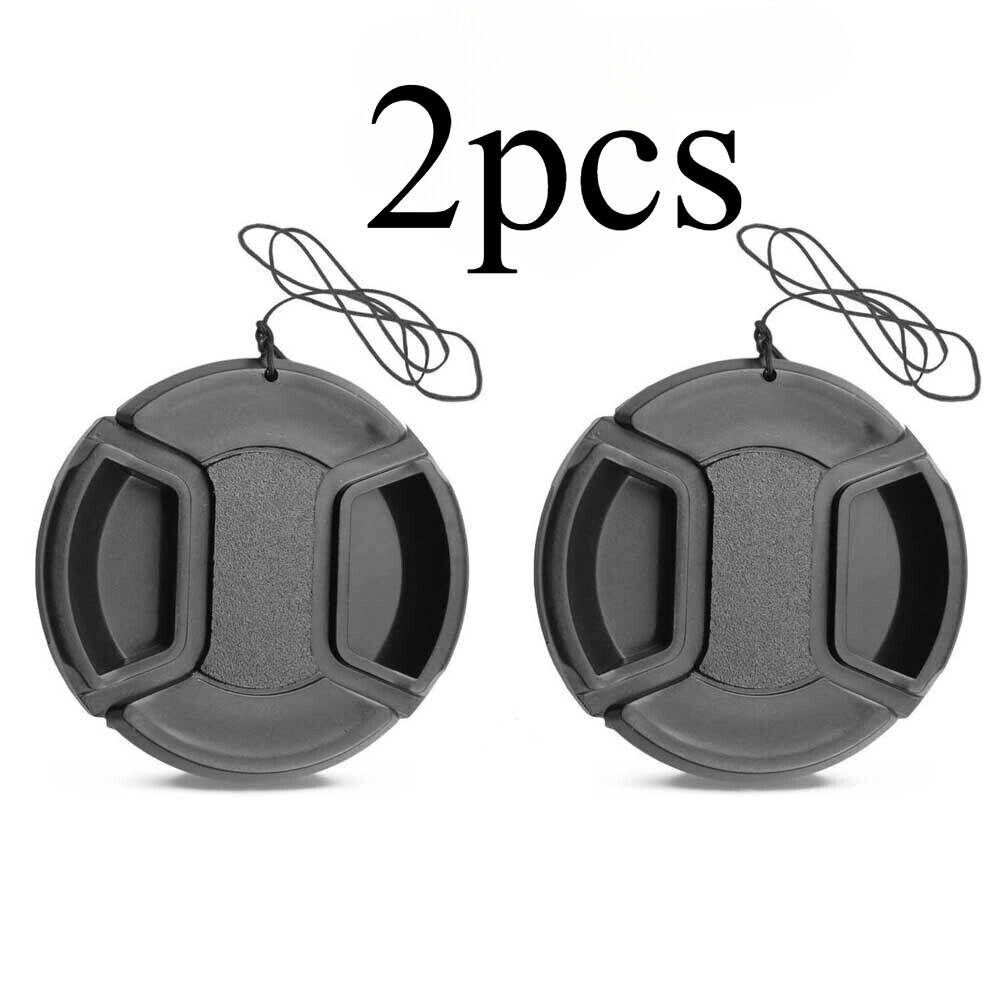2X 55mm Front Lens Cap Cover for Nikon D5600 D3500 D3400 w/ AF-P 18-55mm lens