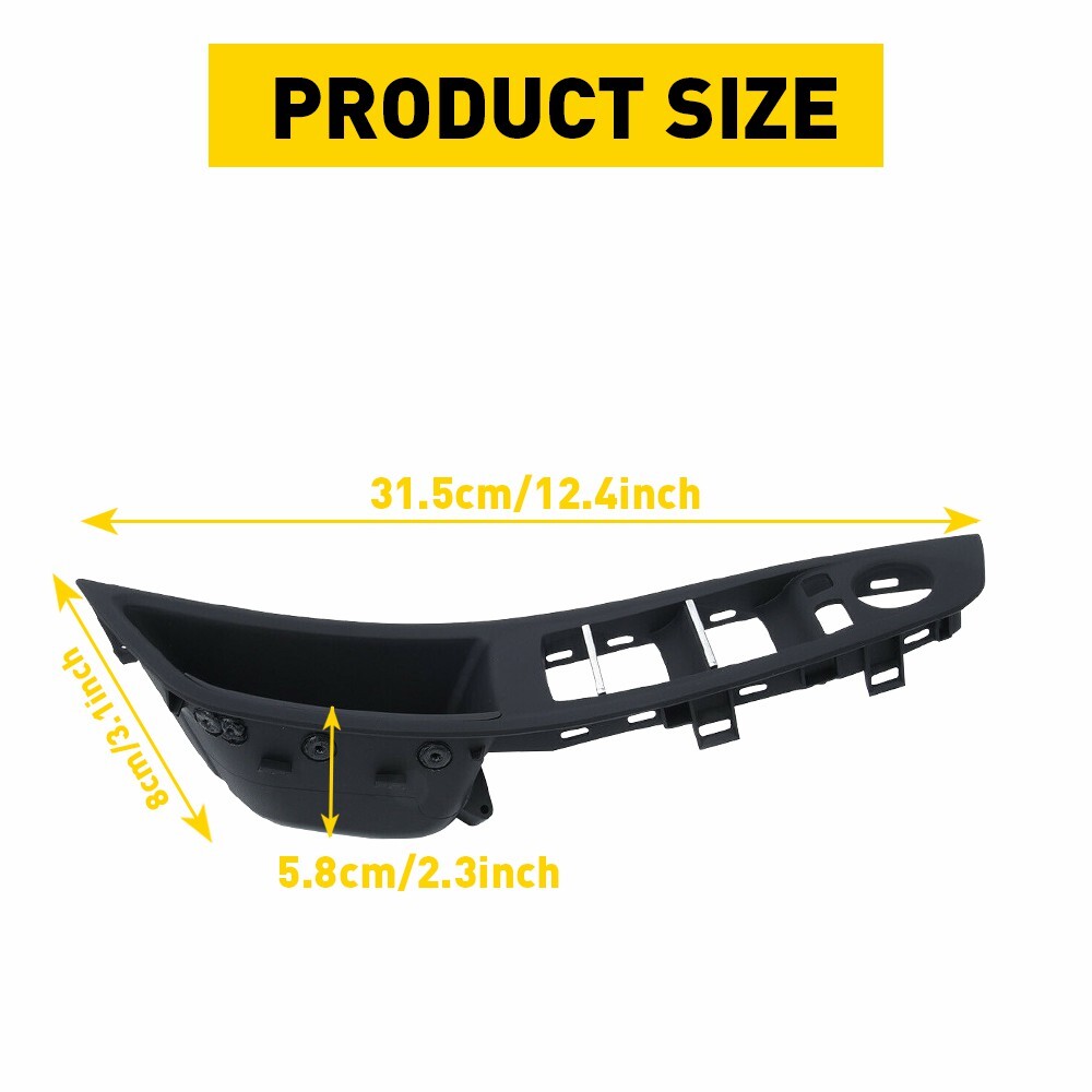 Door Switch Panel Handle Pull Inner Trim Front Left Fit 10-17 BMW 5 Series F10