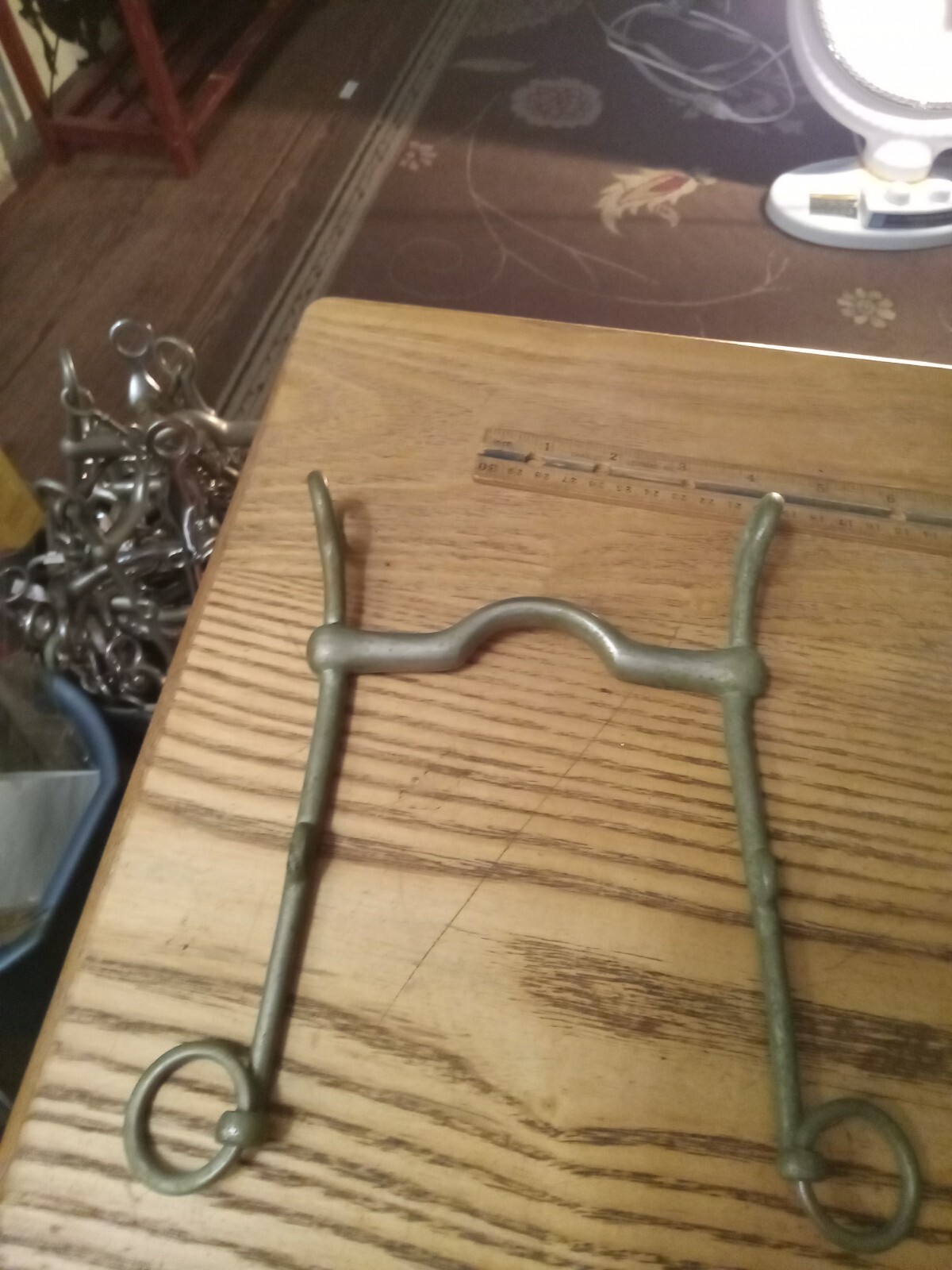 used  Weymouth bit ported 4 3/4 in mouth nickel Star Steel Silver