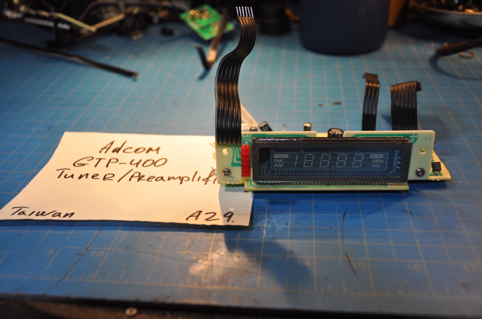 ADCOM GTP-400 Pre-Amplifier Replacement Parts Display Cir Board # 016X-1126A01T