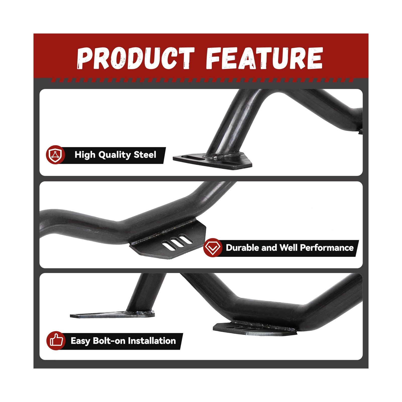 Kojem Adjustable Transmission Crossmember Compatible with 1964-1987 Chevy/GMC...
