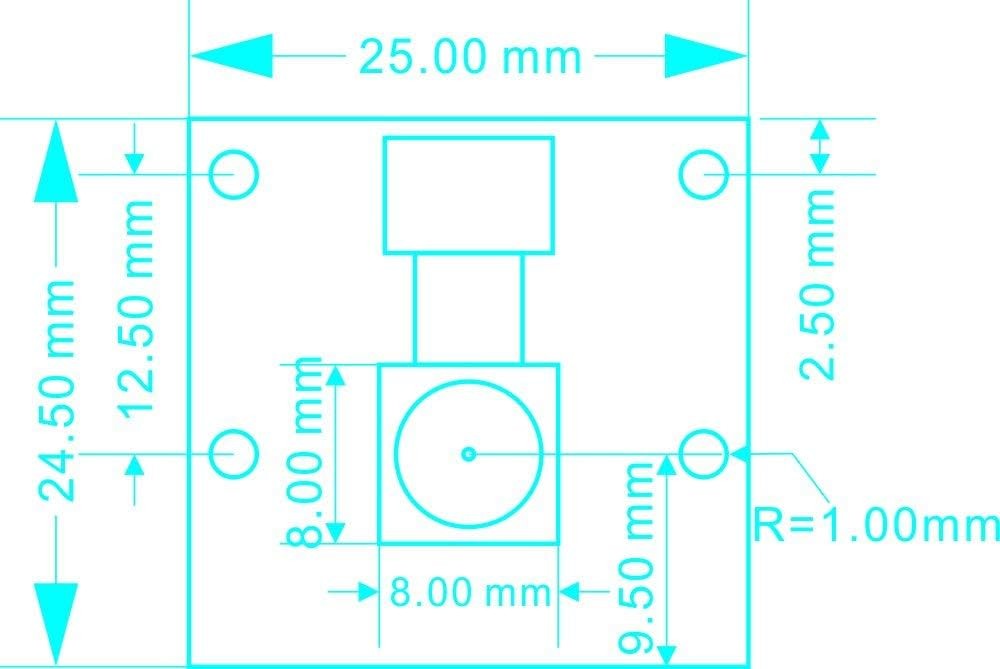 Arducam for Raspberry Pi Zero Camera Module, 5MP OV5647 1080P Webcam on Raspbian