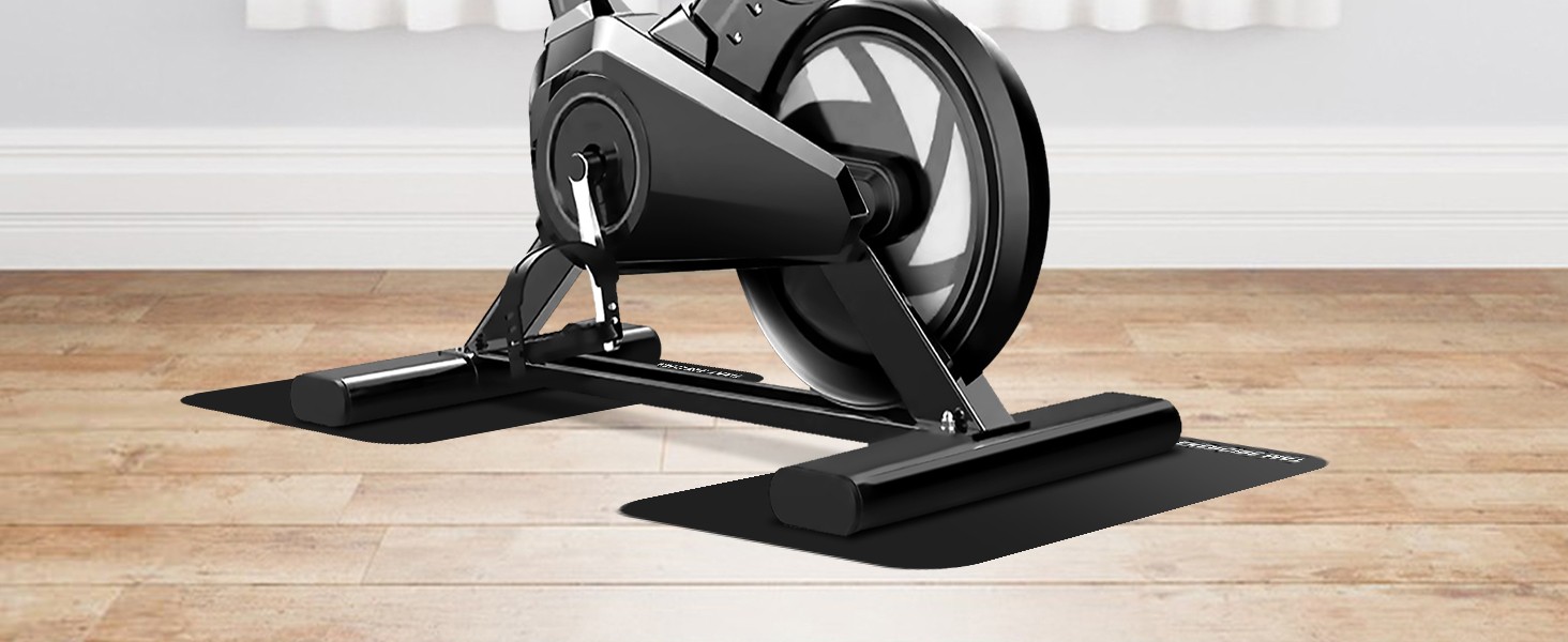 Under Desk Elliptical Mat - Non-Slip Exercise Equient for Bike,