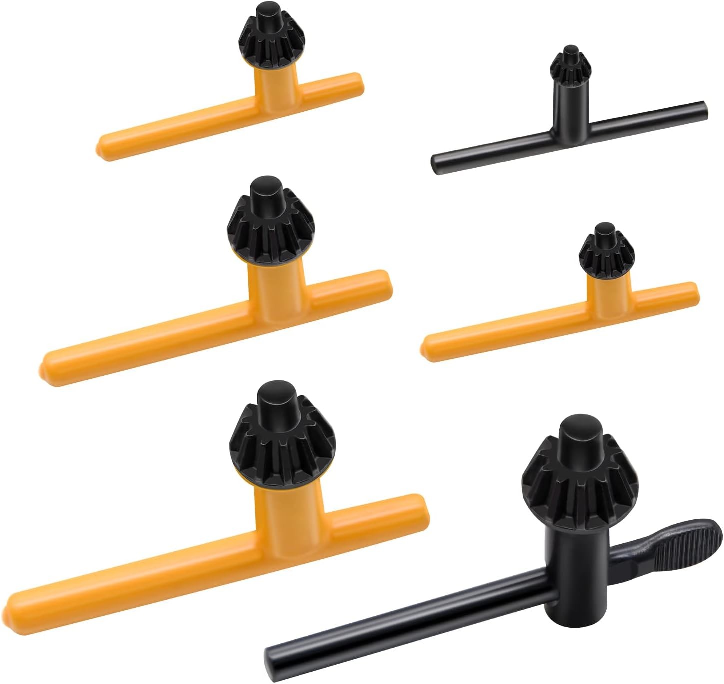 Drill Chuck Key Wrench, 6 Sizes Drill Press Clamping Wrench Chuck Press Wrench