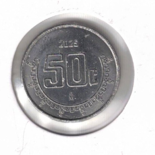 2025 Mexico Uncirculated Fifty Centavos Coin
