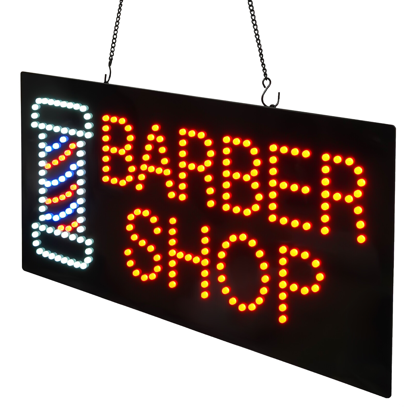 Barber Shop Sign LED Light Sign Business Sign 60*30cm/23.61*11.81in！