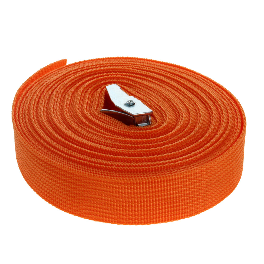 4Pcs Lashing Strap Tie Down Cargo Lash Strap Cam Buckle Truck Camping Van Orange