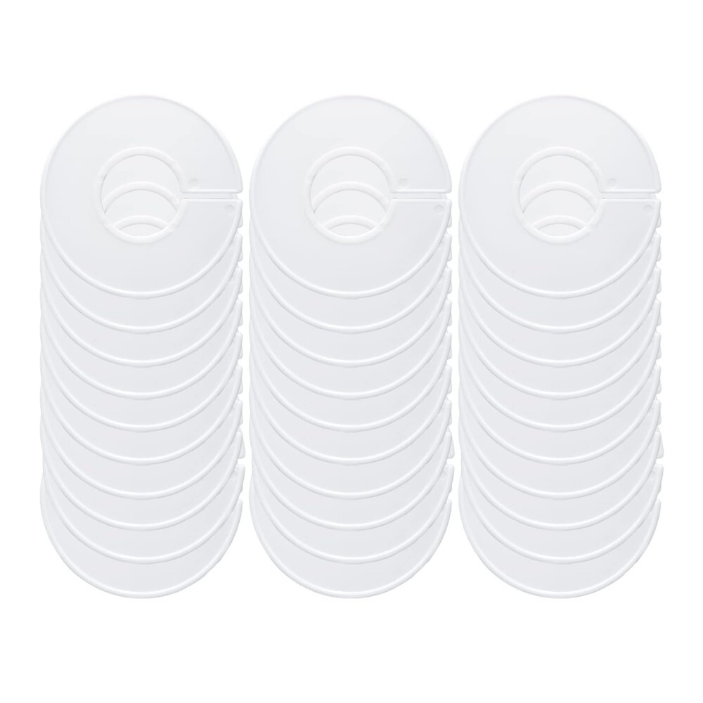 30 PCS Closet Dividers Clothing Dividers, Round Clothes Size Dividers For Closet
