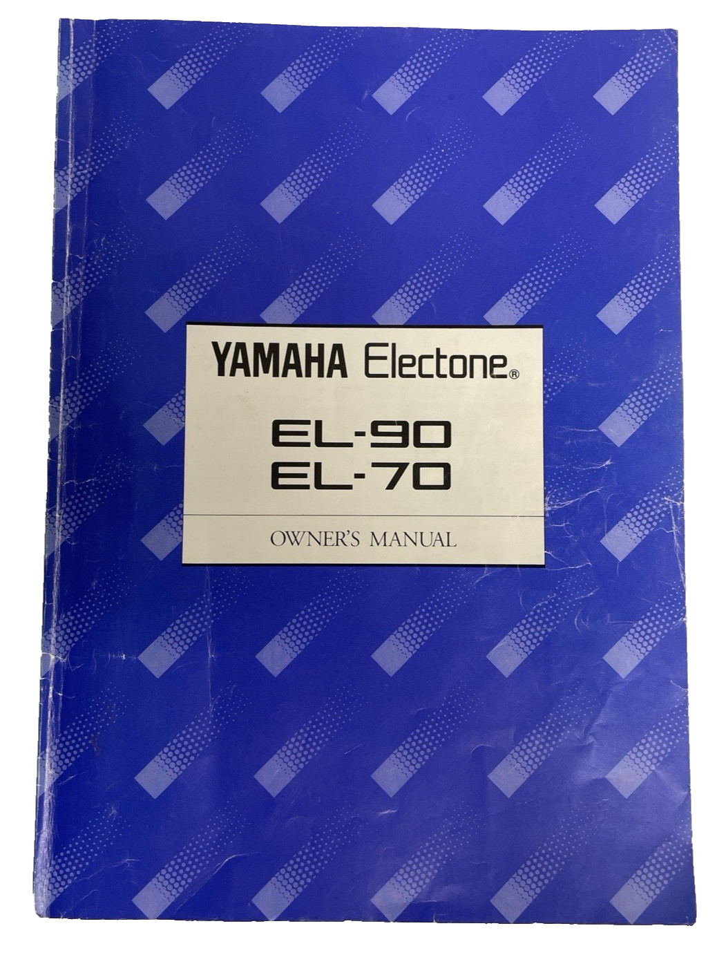 Yamaha Electone Organ EL-70 EL-90 Owner's Manual Paperback Book