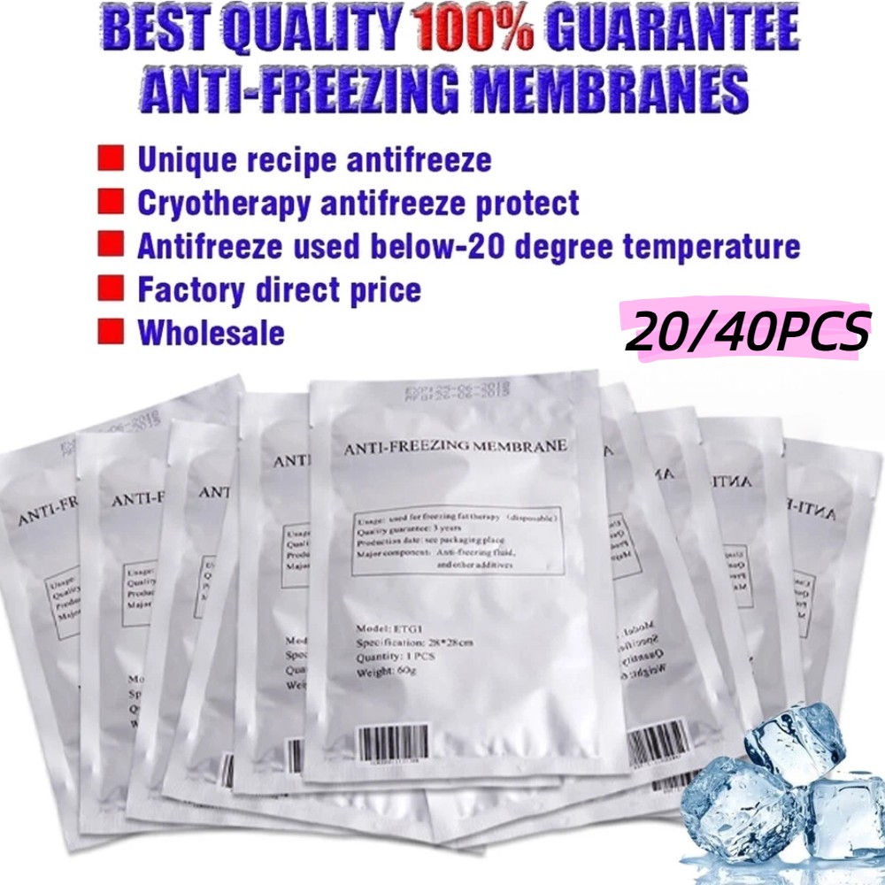 20/40PCS S/M/L Antifreeze Membrane Cryo Pad For Cold Lipolysis Machine US Stock