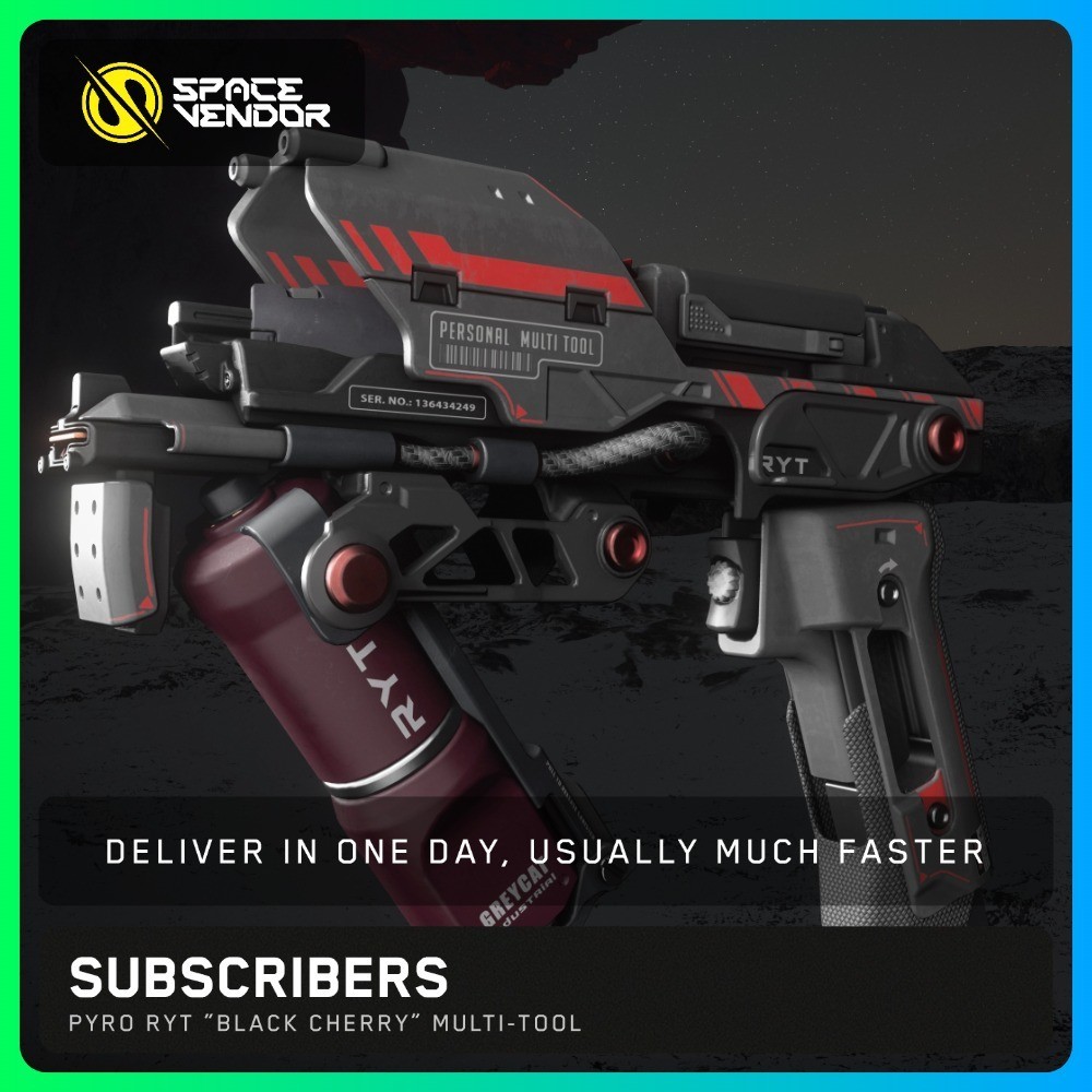 Star Citizen - Pyro RYT "Black Cherry" Multi-Tool - Space Vendor