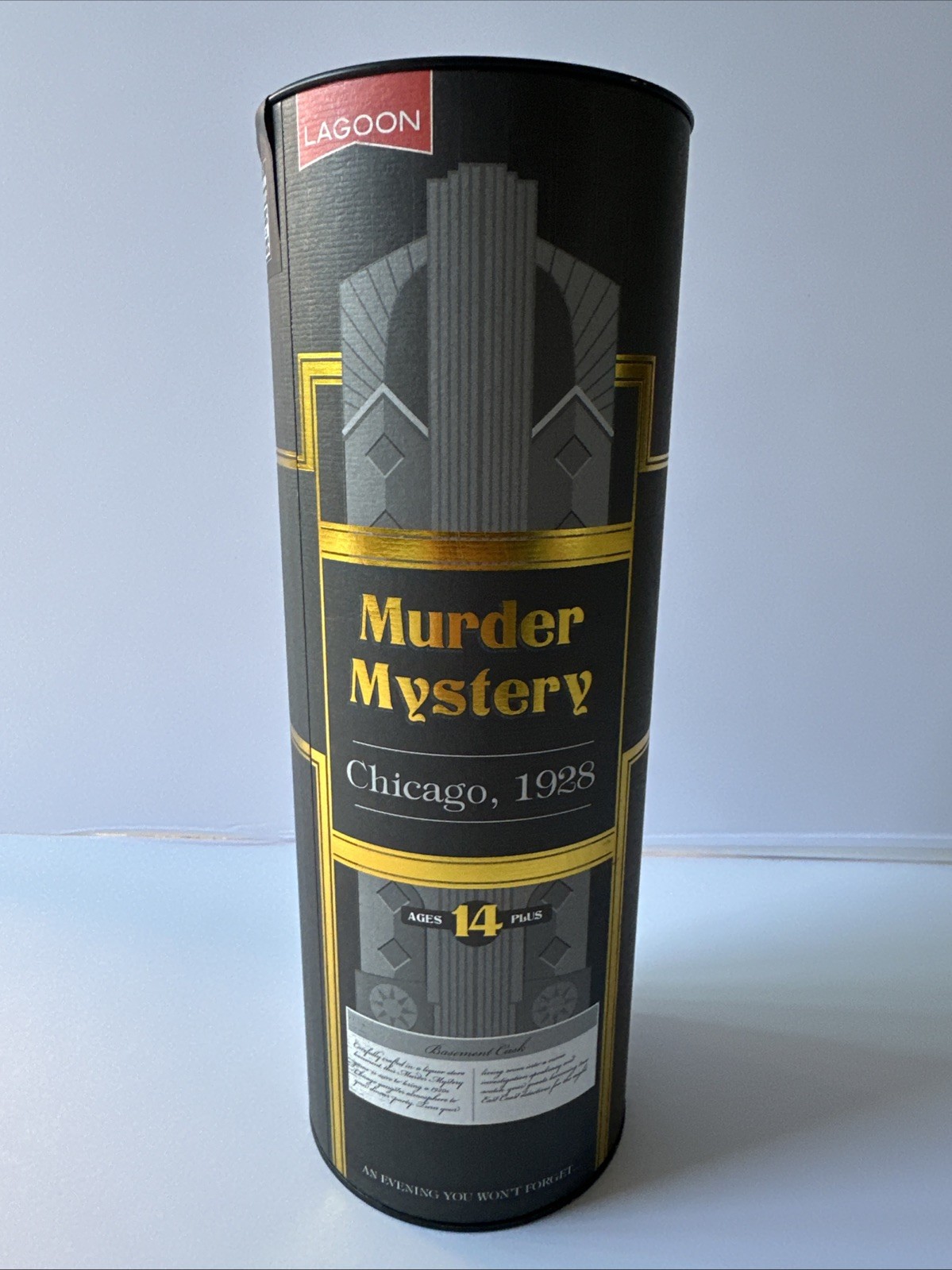 Lagoon Murder Mystery Kit- CHICAGO 1928 Mob with 6 Plots Ages 14+ New, sealed