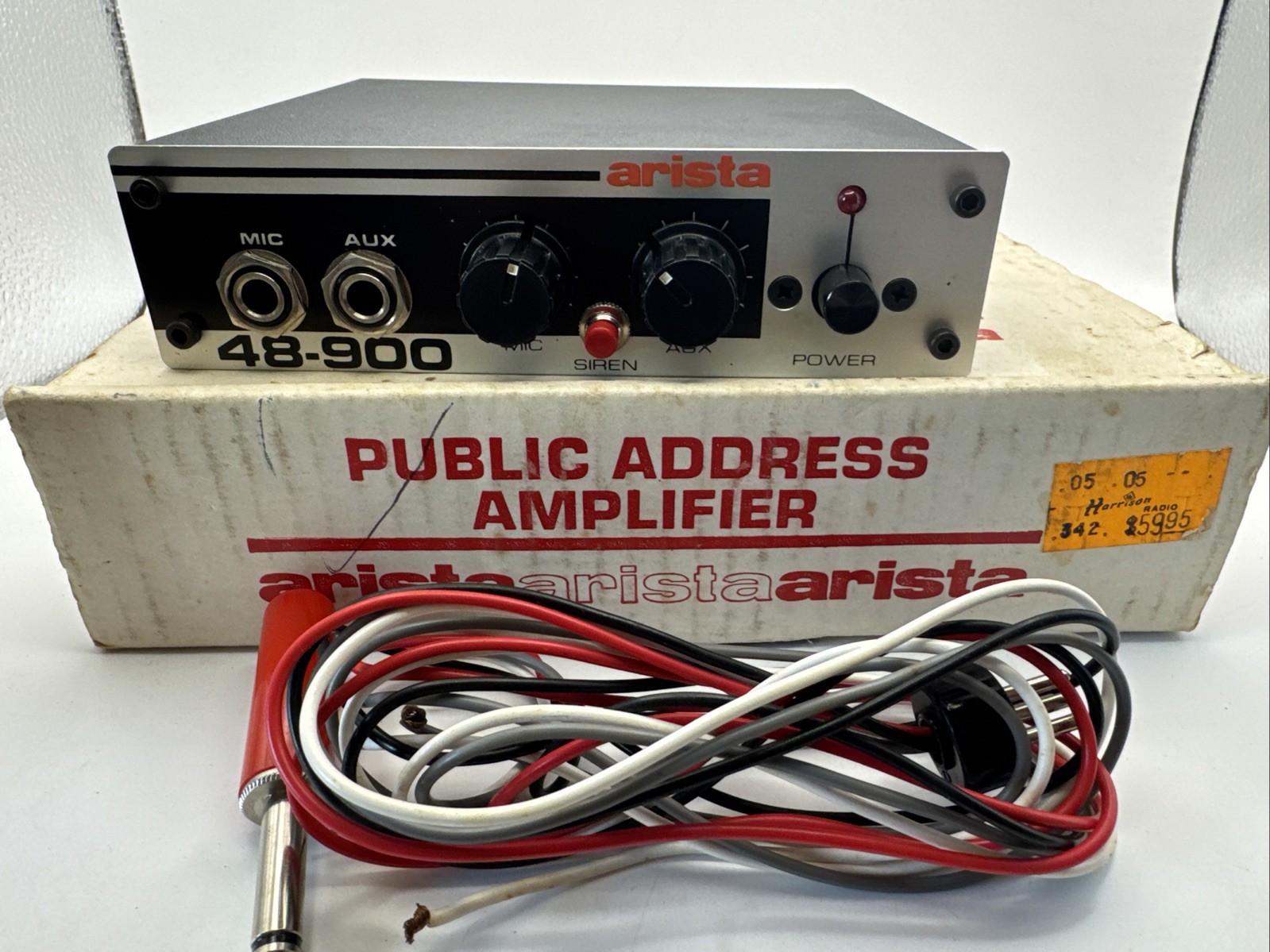 Artista Public Address Amplifier 48-900 New Open Bos