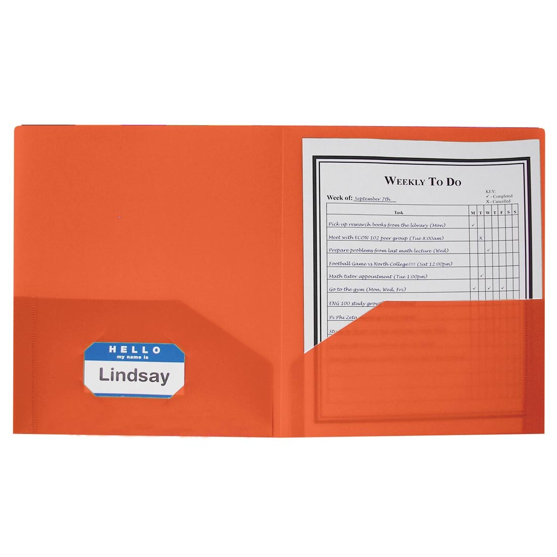 C-Line Poly Portfolio Orange