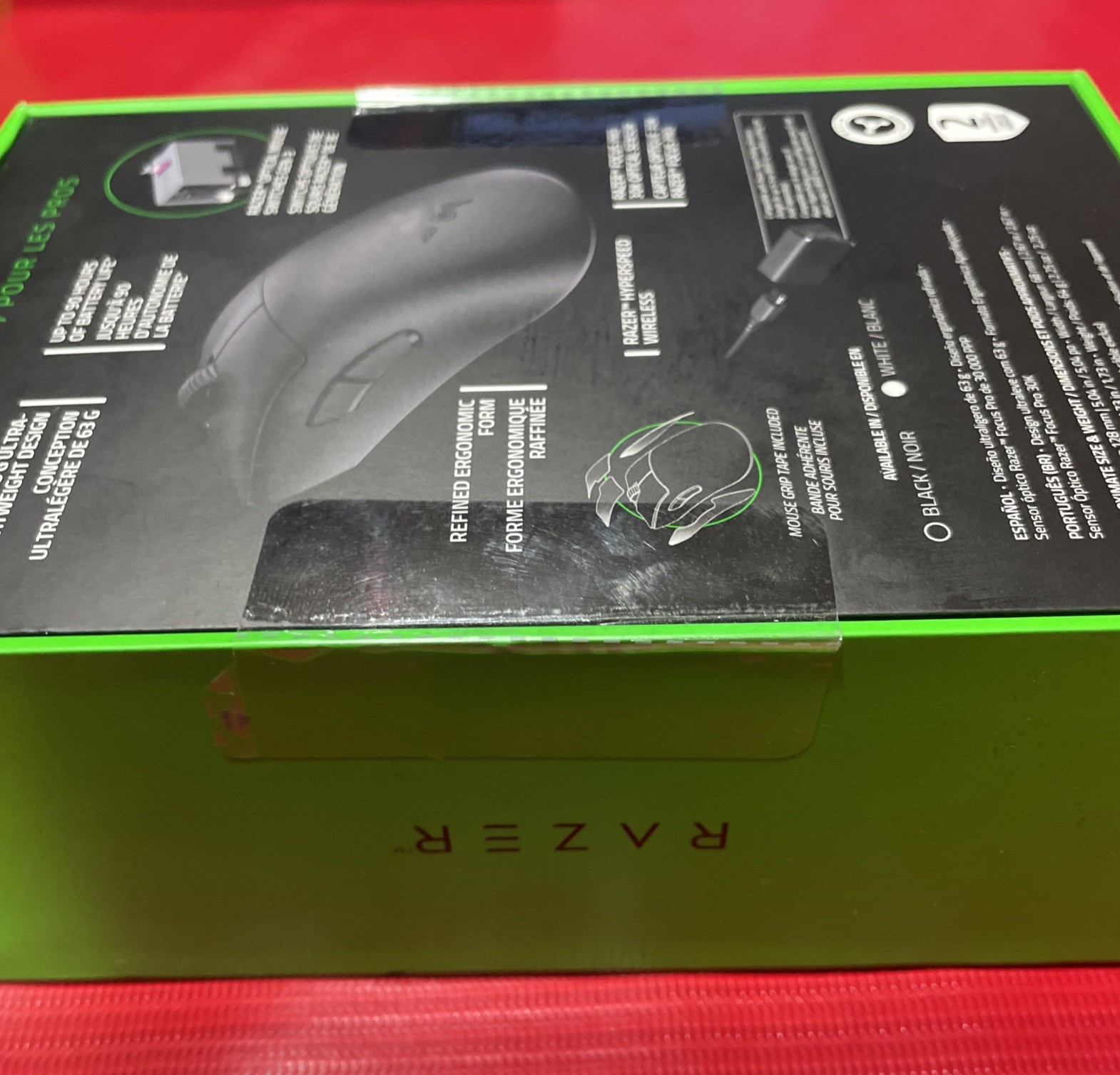 NEW AND SEALED Razer DeathAdder V3 Pro Wireless Gaming Mouse - Black