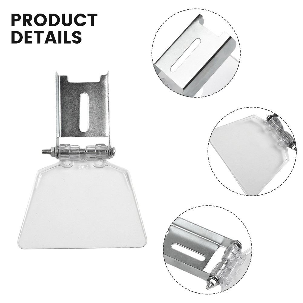 2pcs Replacement Guard Grinder Eye Protection Safety Shields With Bracket