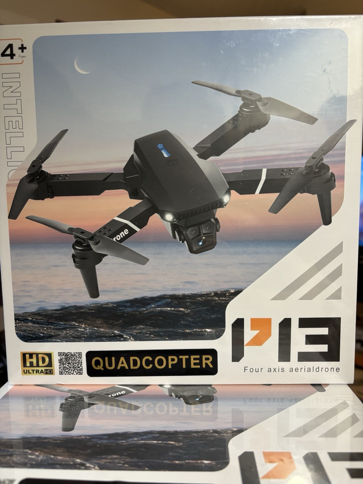 DRONE P13 Quadcopter HD Camera Headless Mode 360 Roll Optical Flow Black
