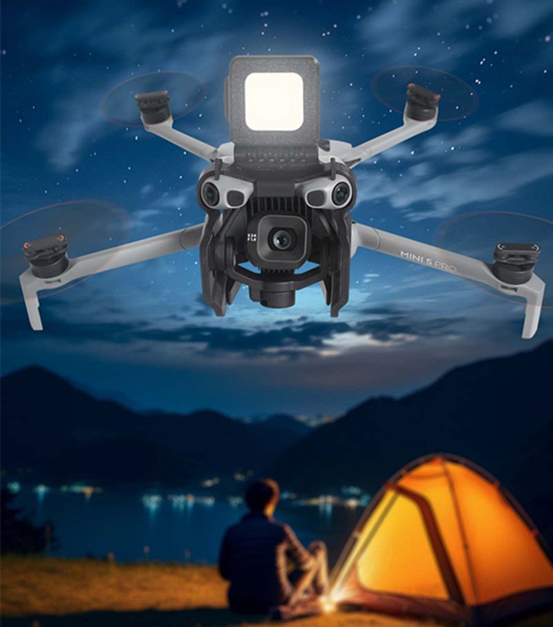 Gimbal Guard Protector Bumper w/ LED Light for DJI Mini 5 Pro Drone Accessories