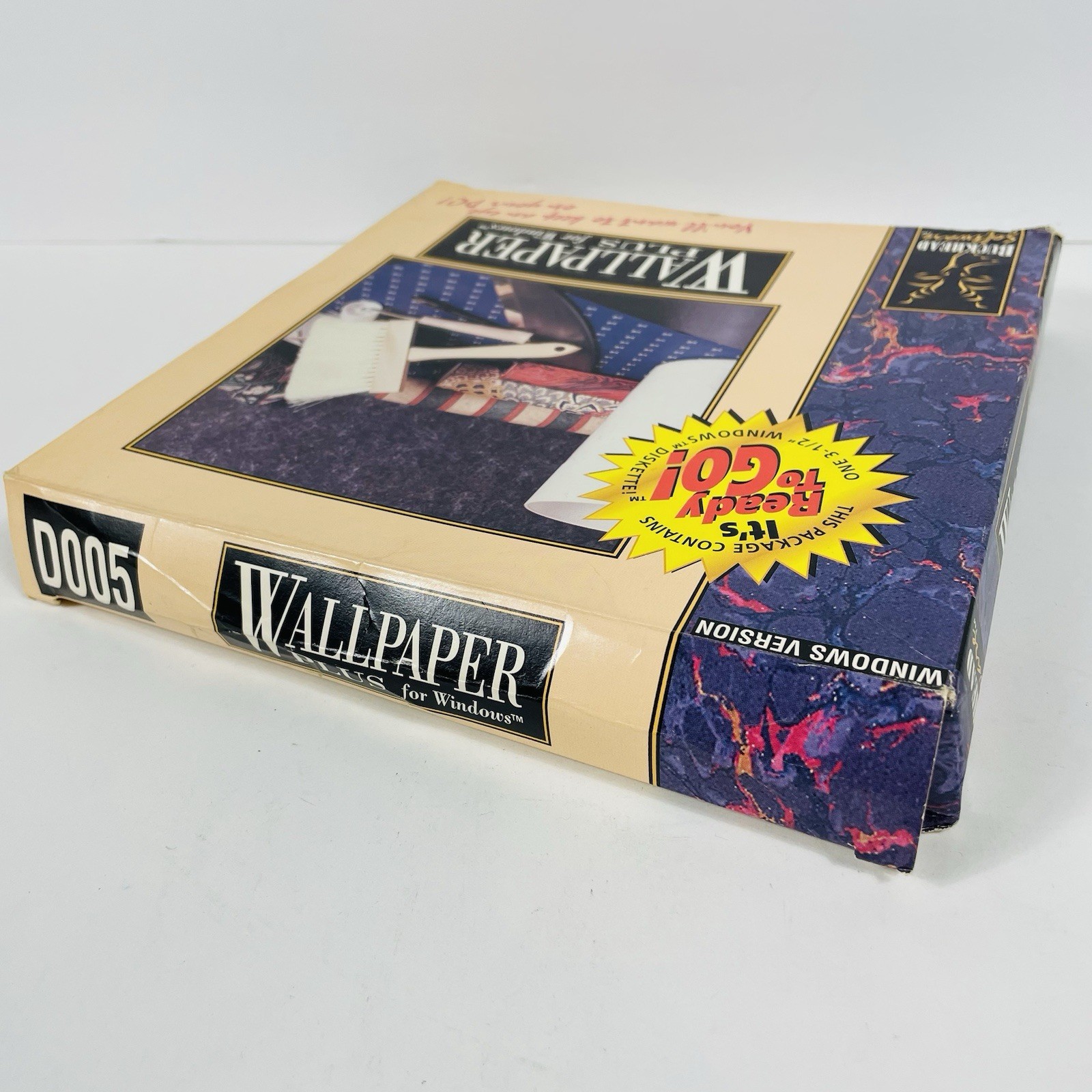 Wallpaper Plus for Windows BIG BOX PC, 1994 3.5" Windows Diskette