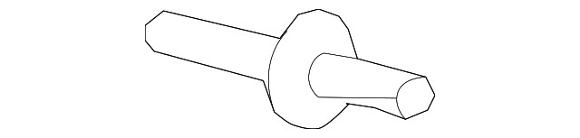 Genuine Ford Engine Coolant Water Outlet Stud W701632-S437