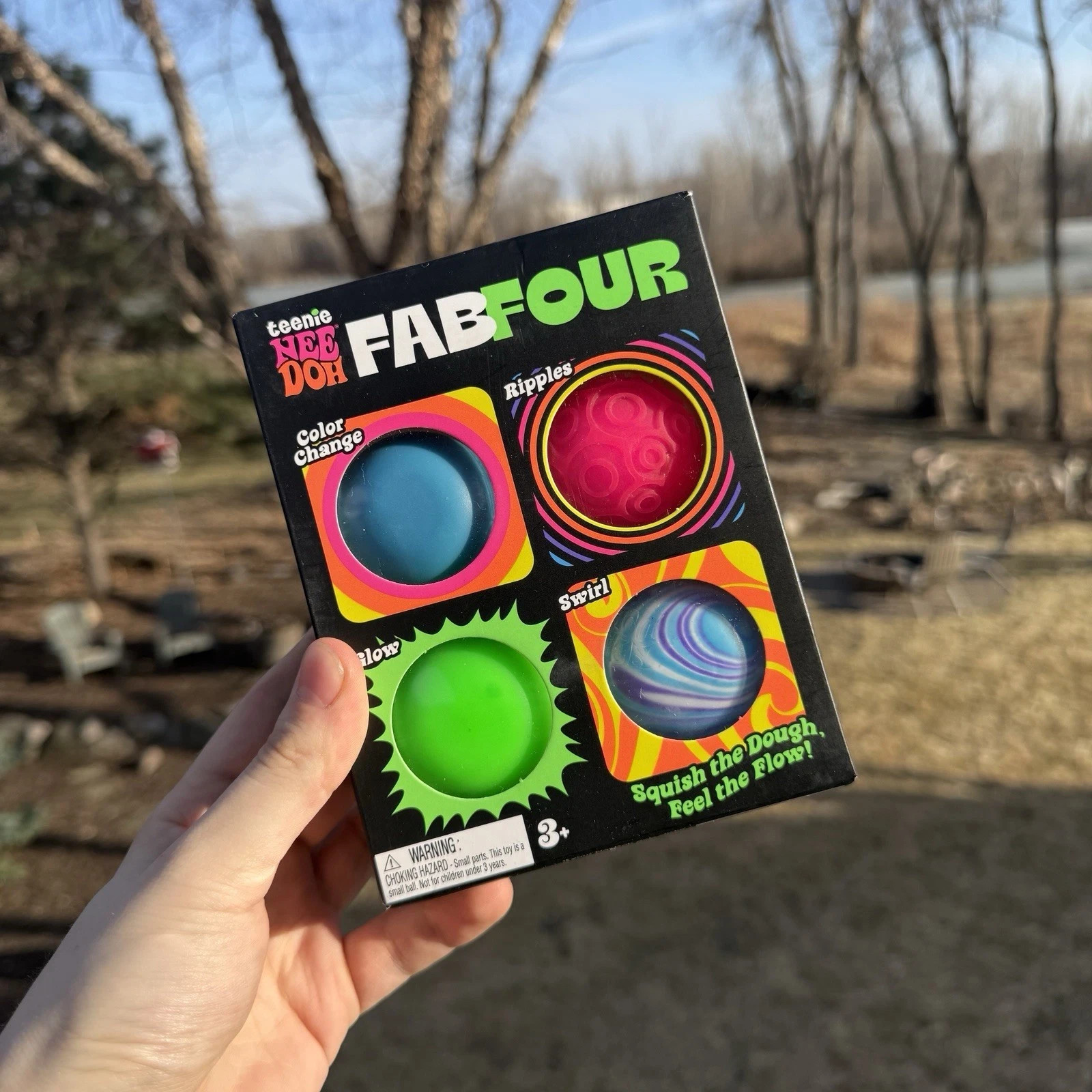 *NEW* Nee Doh Teenie Fab Four Needoh 4 Pack 🔥 RARE Find