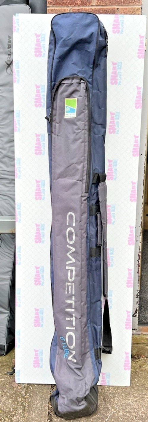 Preston Competition 6 Tube Fishing Holdall Rod & Pole Storage Bag WELL USED