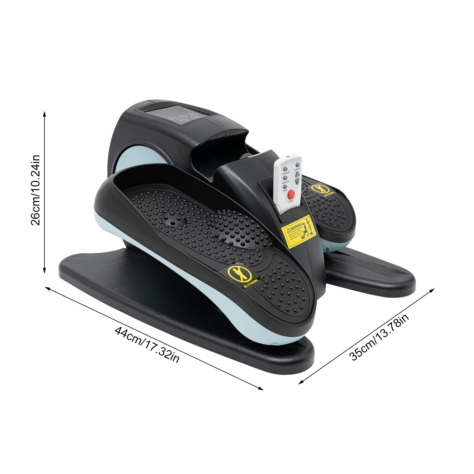 Under Desk Elliptical Trainer Machine Compact Elliptical Machine +Remote & LCD