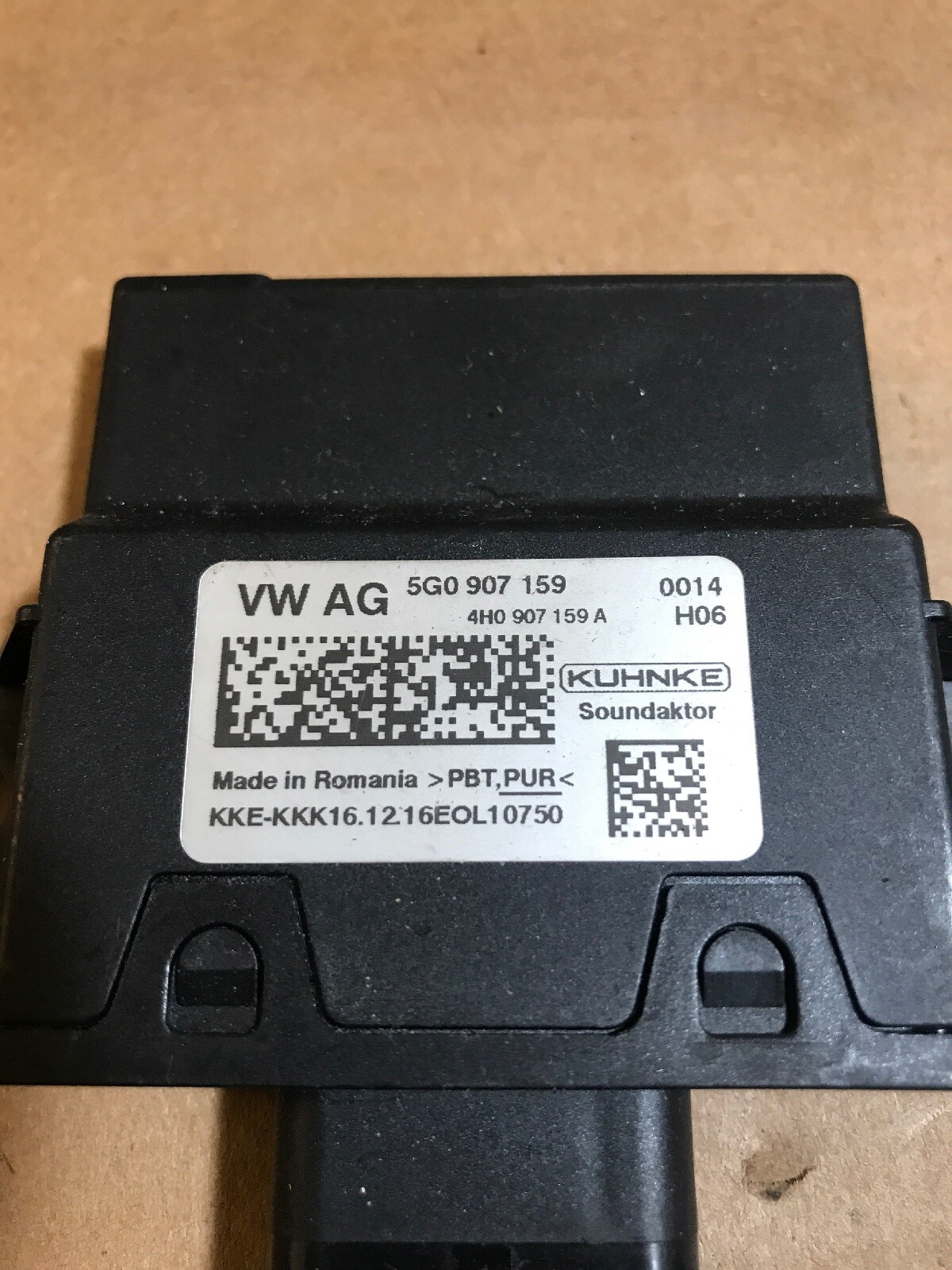 2014-2017 VOLKSWAGEN GTI IMPACT CONTROL MODULE OEM 5G0907159