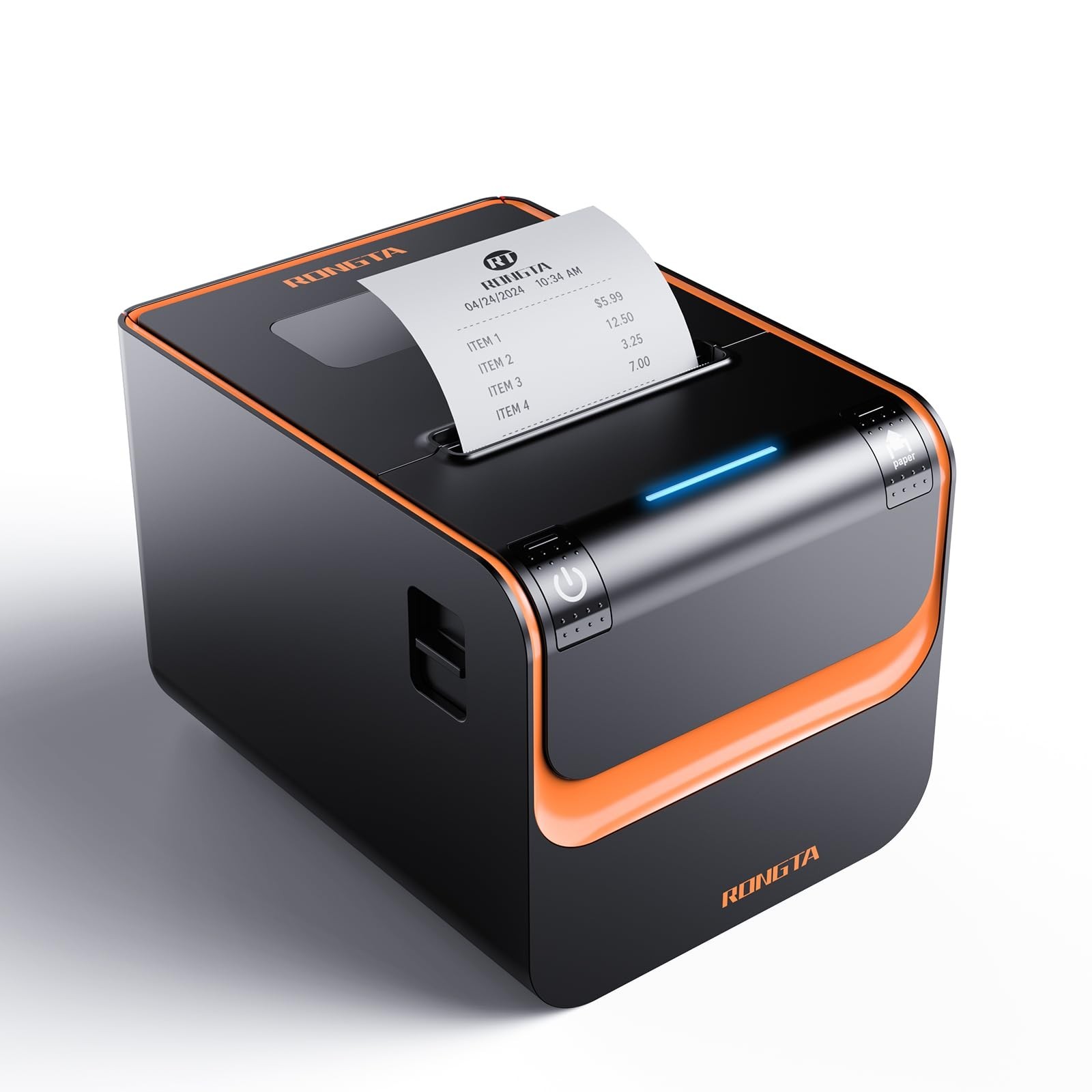 Rongta POS Printer, 80mm Direct Thermal Receipt Printers with Auto Cutter, US...