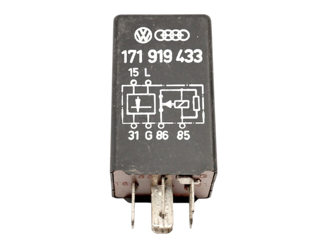 Seatbelt Warning Buzzer Relay 80-91 VW Vanagon T3 Rabbit Mk1 MK2 ~ 171 919 433 ~