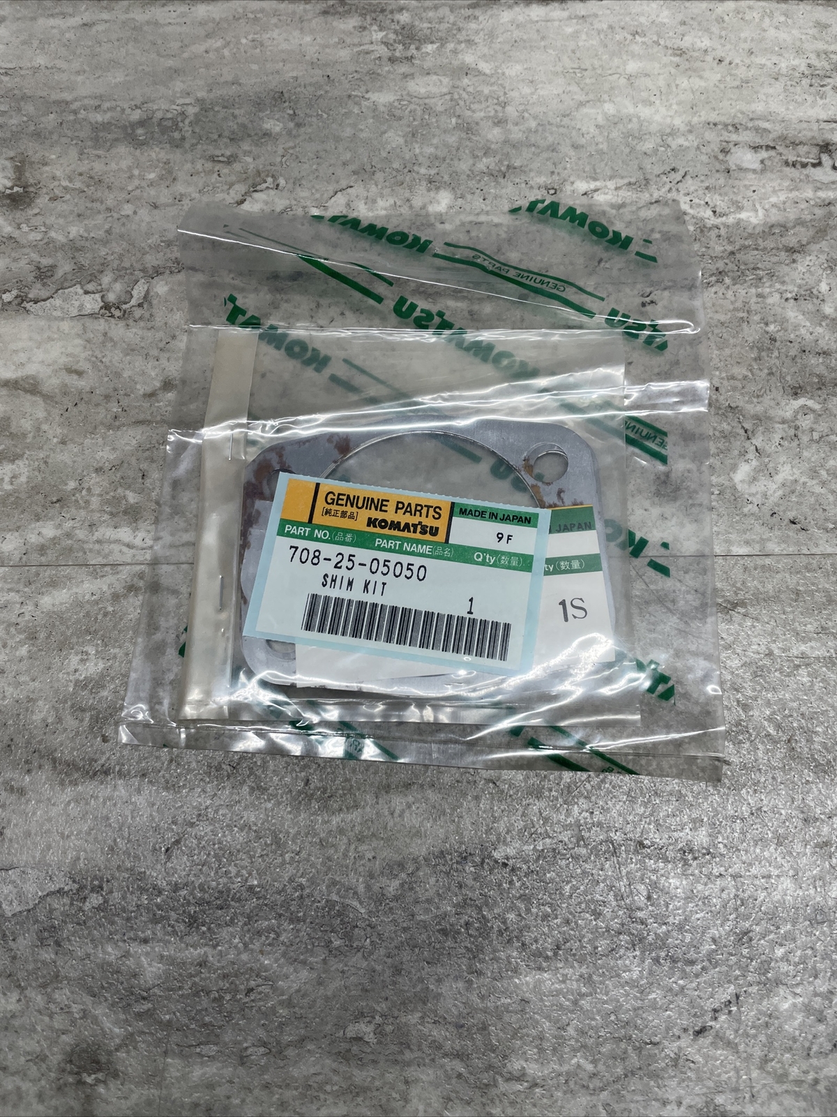 Genuine OEM Komatsu 708-25-05050 Shim Kit For Hydraulic System, New Read Descrip
