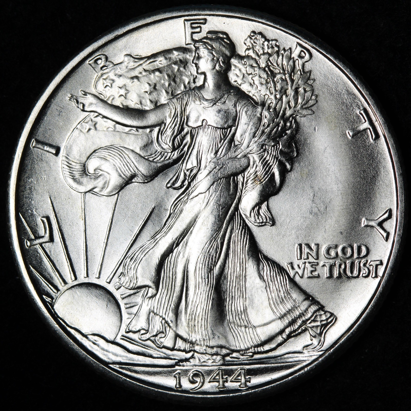 1944-D Walking Liberty Silver Half Dollar GEM BU *UNCIRCULATED* MS E365 KQFB