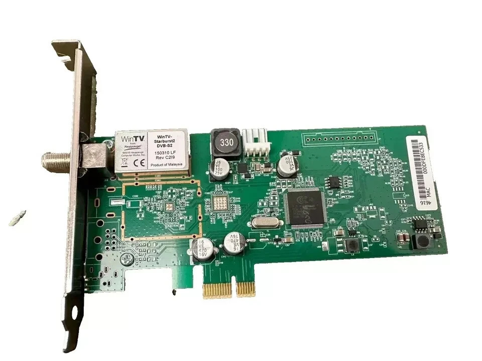 Hauppauge WinTV Starburst 2 DVB-S2 HD Live Satellite TV HDTV PCIe Capture Card