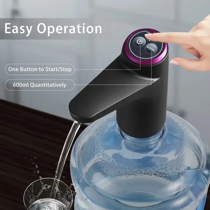 5 Gallon USB Water Dispenser Portable Electric Pump Bottle Switch Home Office