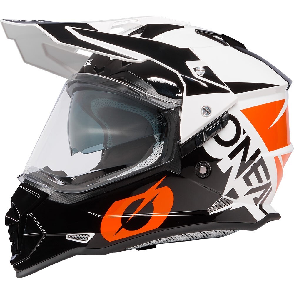 ONEAL Sierra 2 V.23 ADVENTURE MOTORCYCLE HELMET Black/Orange SIZE LARGE