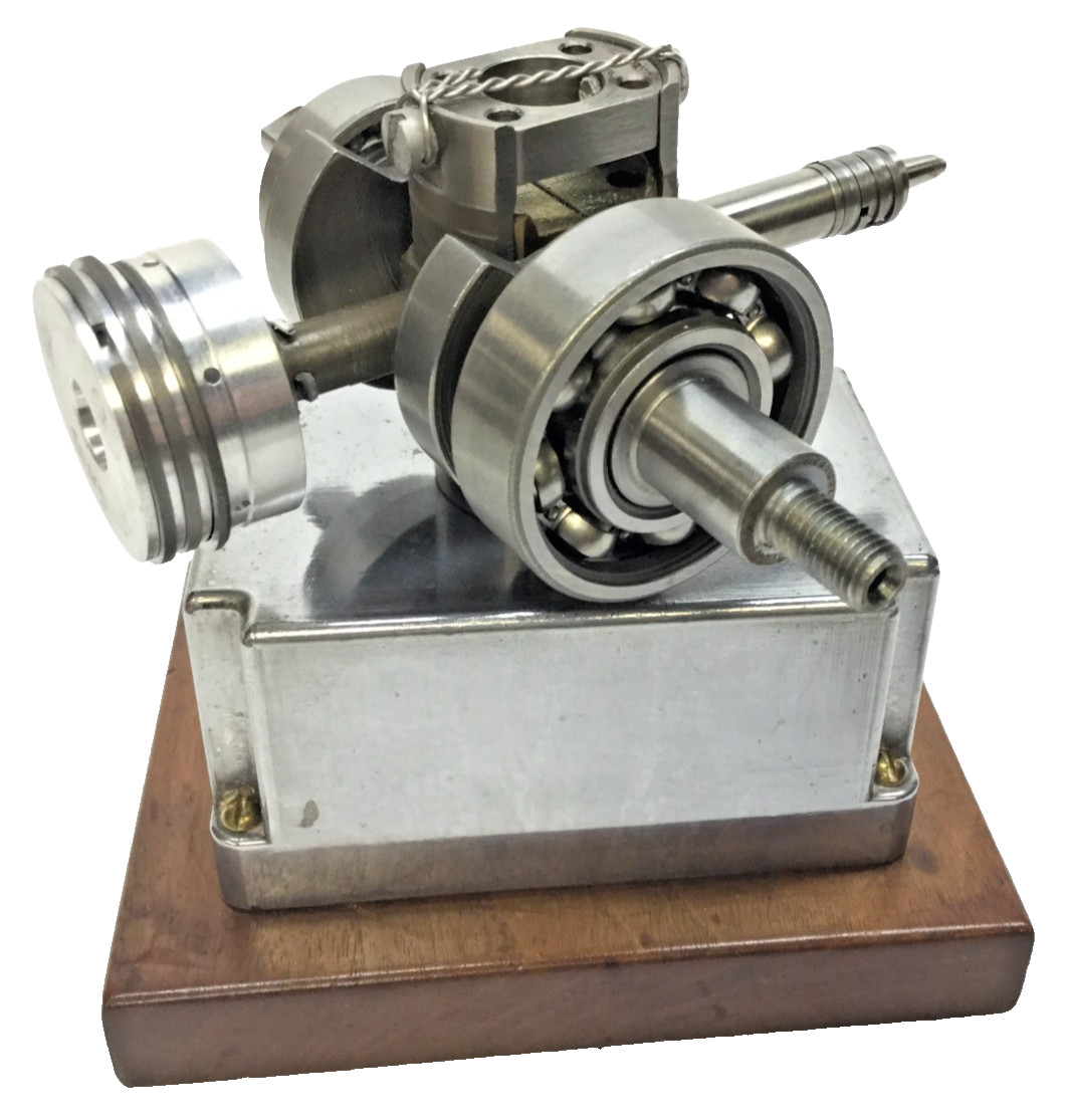 B29 A26 Desktop Yoke & Piston Assy Sealed March 1945 Opened Mounted March 2026