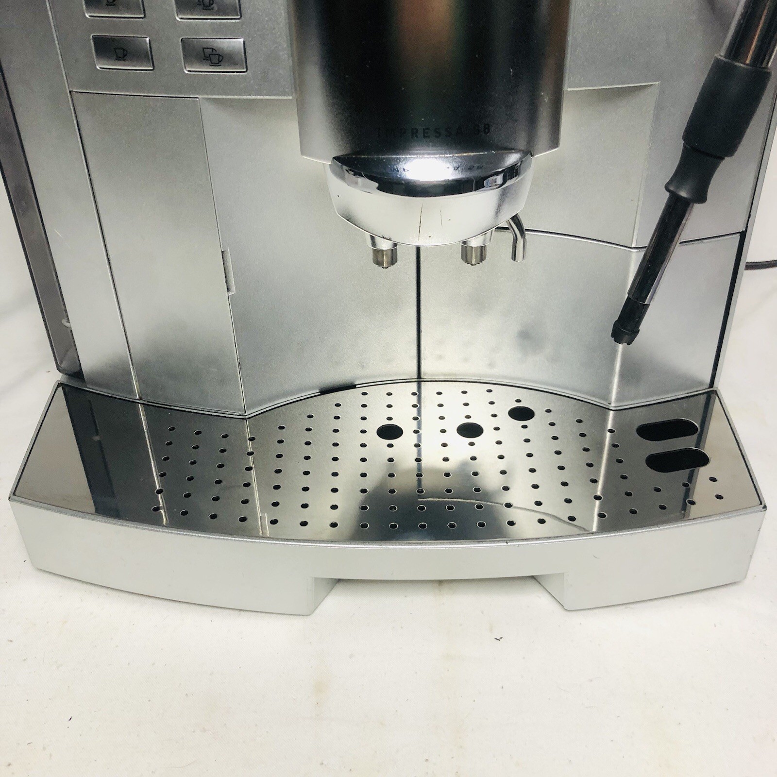 Jura Impressa S8 Silver One-Touch Espresso Machine Fully Automatic Coffee Maker
