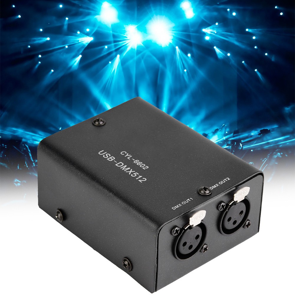 1 512‑Channel USB DMX Controller Advanced Stage Lighting Control For Events