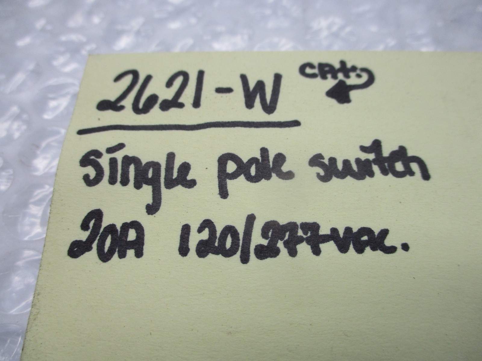 INDUSTRIAL SPARE 2621-W SWITCH NSNP