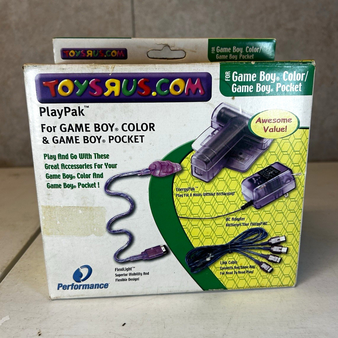 ToysRUs PlayPak Game Boy/Color/Pocket Bundle w/ Link Cable, AC Adapter